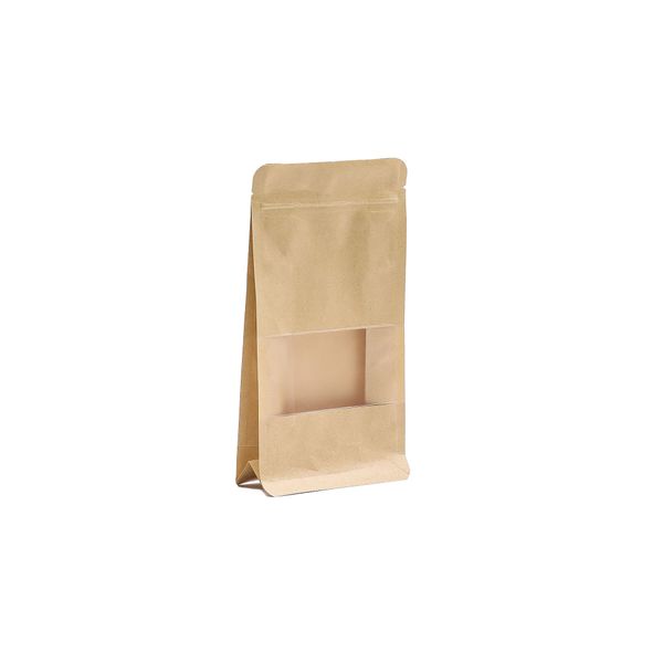 Kraft Squat Window Zakjes - 12x22cm