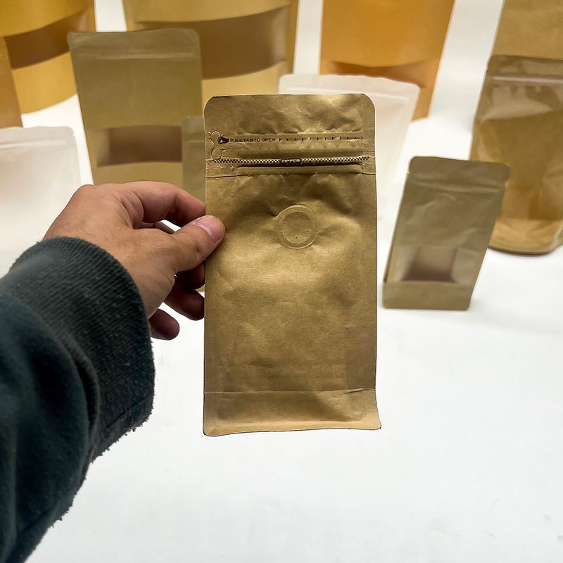 Kleine Koffiezak met Aromaventiel - 9x18cm (125g)