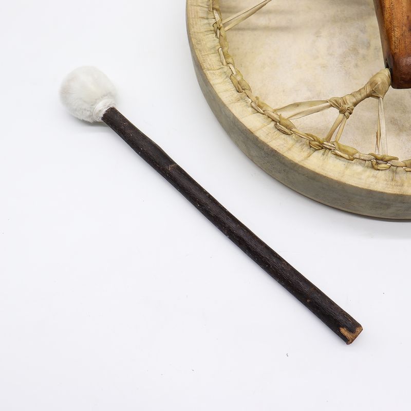 Geest van de Wolf Sjamanentrommel met Klopper – Stembaar – 40 cm