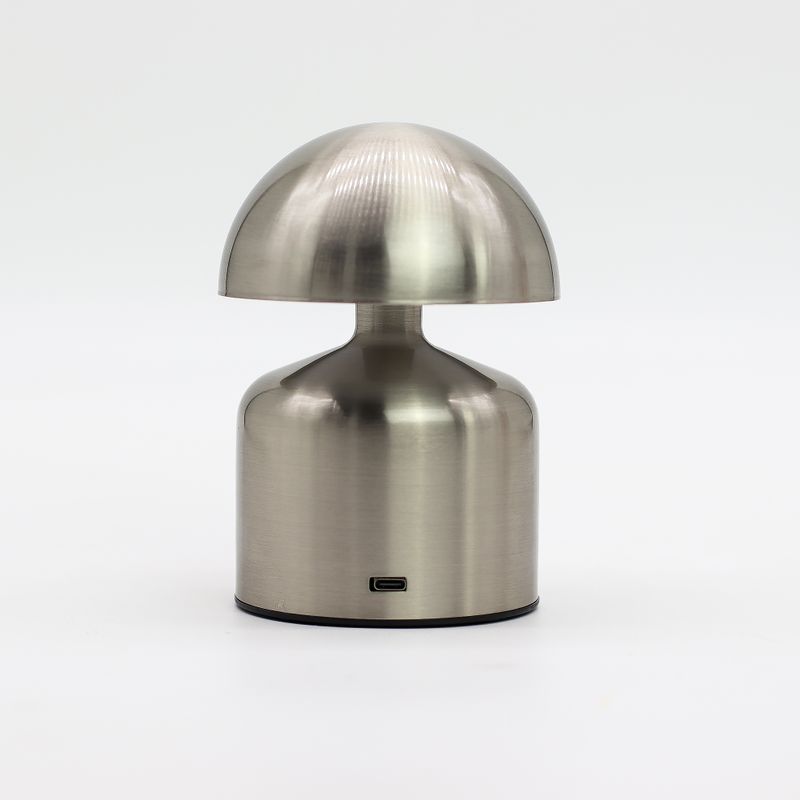 Aanraaklamp - Koepelpaddenstoel -Zilver