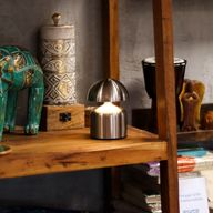 Aanraaklamp - Koepelpaddenstoel -Zilver