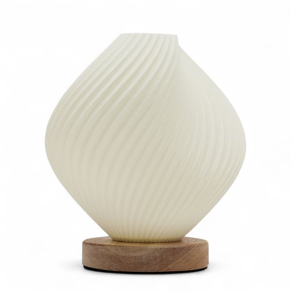 Nieuwe Wave Lamp – Schelp Gedraaid