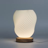 Nieuwe Wave Lamp – Schelp Gedraaid