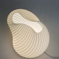 Nieuwe Wave Lamp – Schelp Gedraaid
