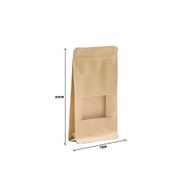 Kraft Squat Window Zakjes - 12x22cm