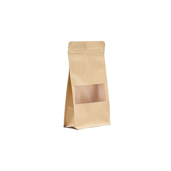 Kraft Squat Window Zakjes - 14x24cm