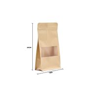 Kraft Squat Window Zakjes - 14x24cm