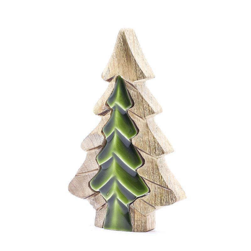 Lost in the Forrest - Kleine Boom in een Boom Houten Decoratie - 15x10cm