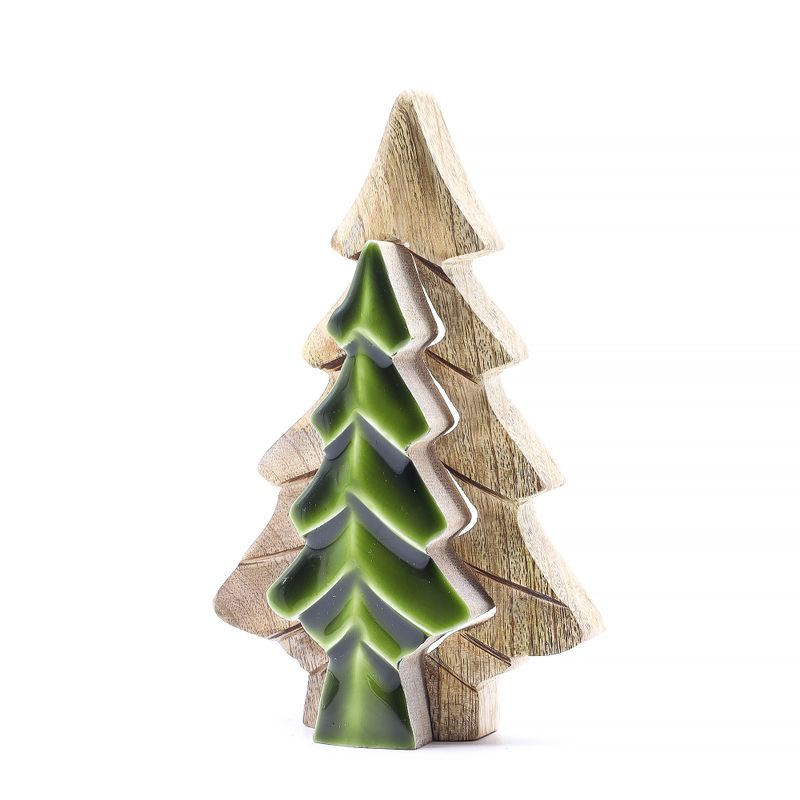 Lost in the Forrest - Kleine Boom in een Boom Houten Decoratie - 15x10cm