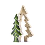 Lost in the Forrest - Kleine Boom in een Boom Houten Decoratie - 15x10cm