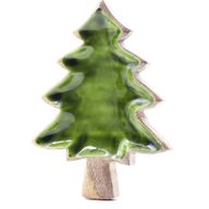 Lost in the Forrest - Emaille Boom Houten Kom - 25x19cm