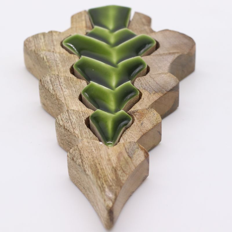 Lost in the Forrest - Kleine Boom in een Boom Houten Decoratie - 15x10cm