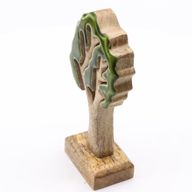 Lost in the Forrest - Enkele Boom 3D Houten Decoratie - 20x10cm