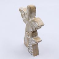 Mango Houten Engel in Engel - Whitewash - 15cm