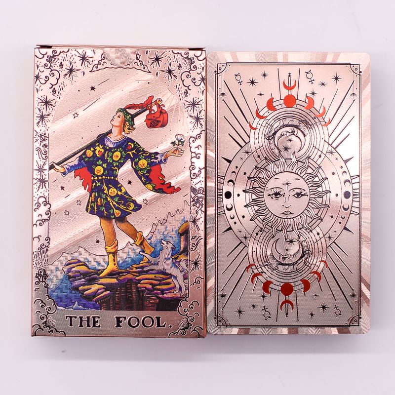 Roségoud Folie Tarot Kaartenset – Maanfasen – met boekje