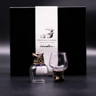 Ondersteboven Glazen (100 ml) – Wilde Boswezens – Antiek Brons