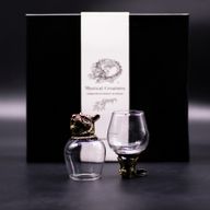 Ondersteboven Glazen (100 ml) – Mystieke Wezens – Antiek Brons