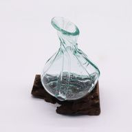 Gesmolten Glas Luxe Mini Karaf op Hout