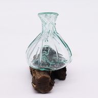 Gesmolten Glas Luxe Mini Karaf op Hout