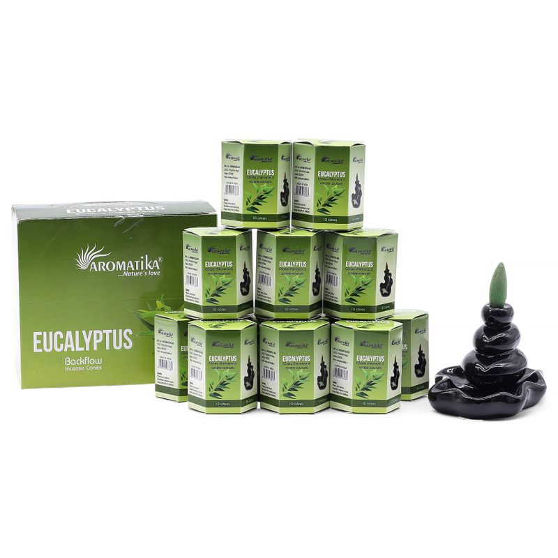 Pak van 10 Masala Terugstroom Wierook - Eucalyptus