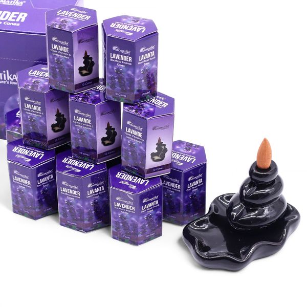 Pak van 10 Masala Terugstroom Wierook - Lavendel