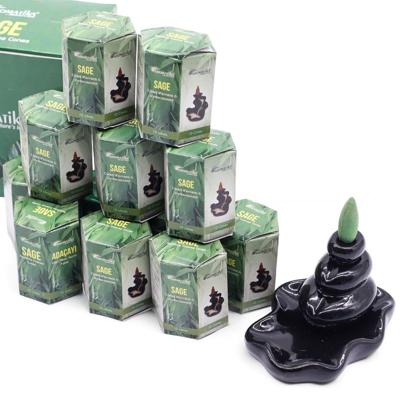 Pak van 10 Masala Terugstroom Wierook - Salie