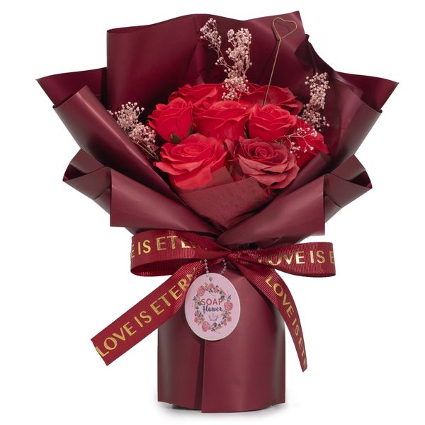 Groot Boeket Rode Rozen – Liefde is Eeuwig – Cadeaubon