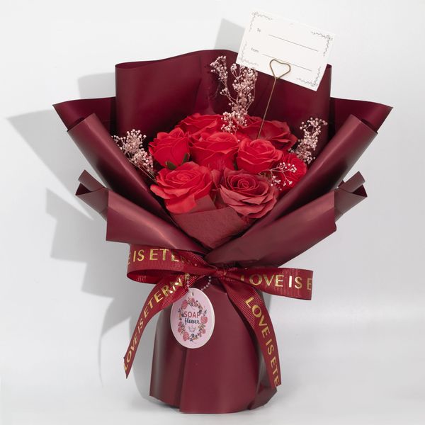 Groot Boeket Rode Rozen – Liefde is Eeuwig – Cadeaubon