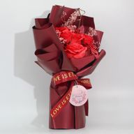 Groot Boeket Rode Rozen – Liefde is Eeuwig – Cadeaubon