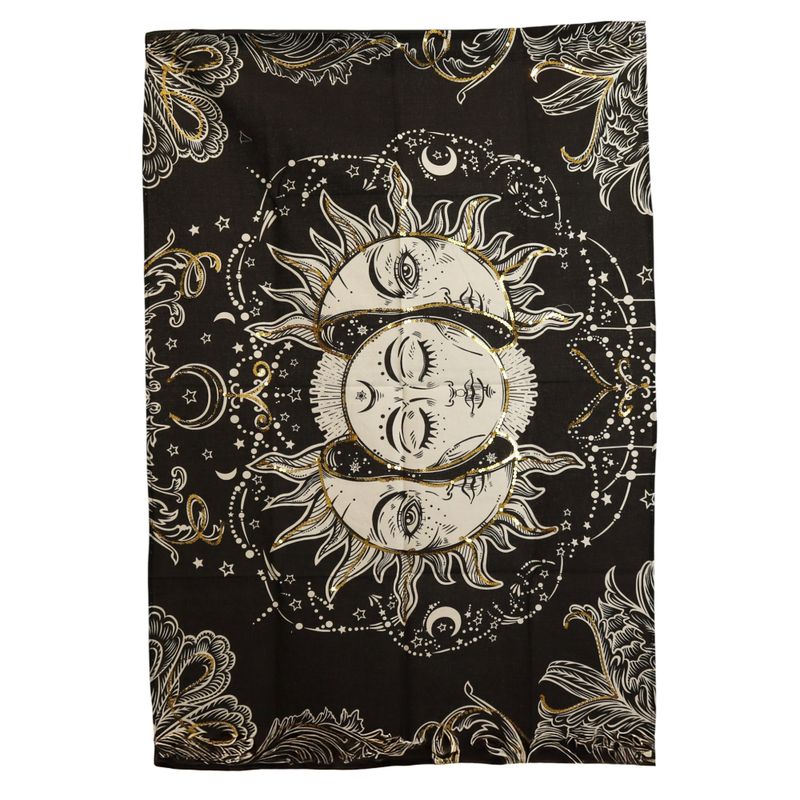 Katoenen Wanddecoratie (70x110cm) - Zonnegodin