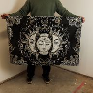 Katoenen Wanddecoratie (70x110cm) - Zonnegodin