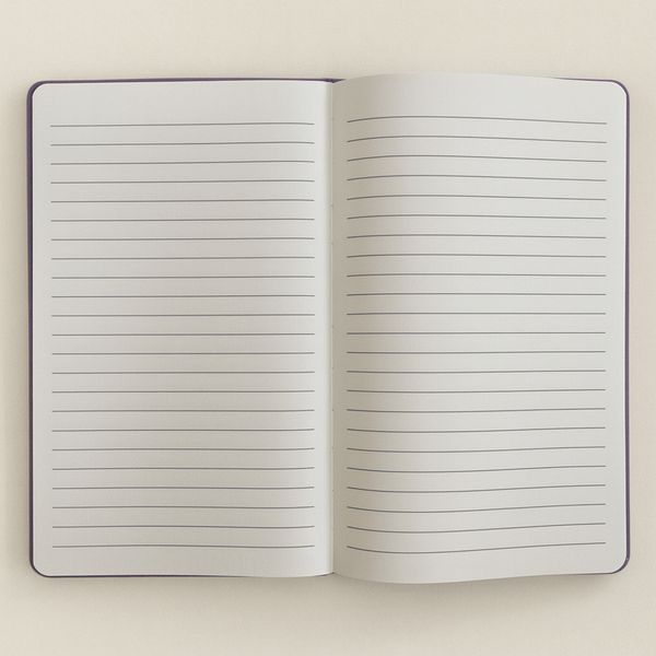 Lavendel Fluwelen Notitieboek – 80 Pagina’s – Geloof In Jezelf