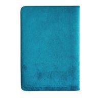 Lichtblauw Fluwelen Notitieboek – 80 Pagina’s – Omarm De Reis