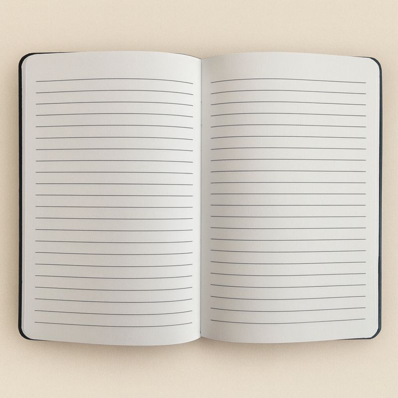 Donkergroen Fluwelen Notitieboek – 80 Pagina’s – Maak Het Waar