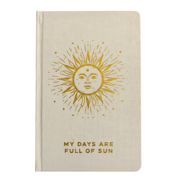 Ivoor & Goud Dankbaarheidsdagboek – 120 Pagina’s – Mijn Dagen Zijn Vol Zon