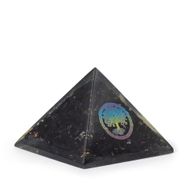 Kleine Organiet Piramide – Tree of Life – Zwarte Toermalijn