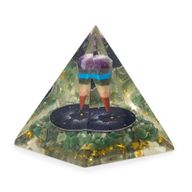 Middelgrote Organiet Piramide – Pendel – Groene Aventurijn