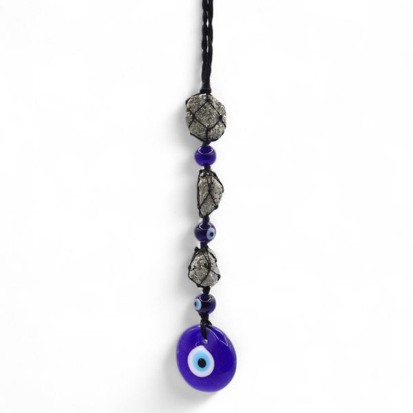 Hanger Steenhanger – Pyriet Stenen & Kralen – Boze Oog