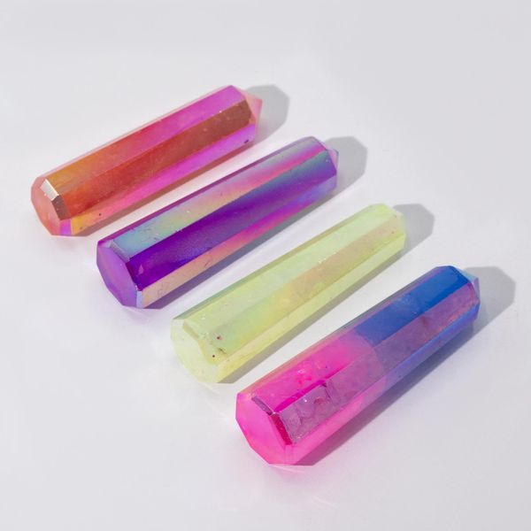 Edelsteen Obelisk Punt ca. 9 cm – Aurora Kristal Kwarts – Lichtgroen