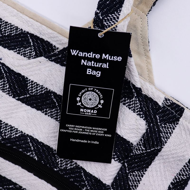 Jacquard Natureltas – Atlas Nomad – Wander Muse Tas