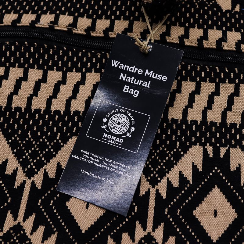 Jacquard Natureltas – Desert Loom – Wander Muse Tas