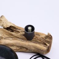 DriftGlow Lamp Smaragd Crackle Kap