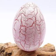 DriftGlow Lamp Crackle Vuur-Ei Kap – Oranje