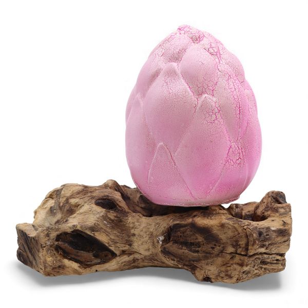 DriftGlow Lamp Crackle Lotusbloem Kap – Paars