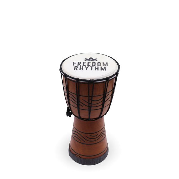 Kleine Pro Djembe – Freedom Rhythm (Hoog) – 30 cm (Ø 15 cm)