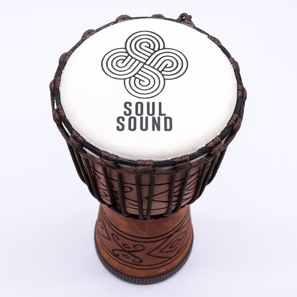Middelgrote Pro Djembe – Soul Sound (Laag) – 40 cm (Ø 18 cm)