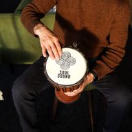 Middelgrote Pro Djembe – Soul Sound (Laag) – 40 cm (Ø 18 cm)