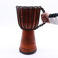Middelgrote Pro Djembe – Freedom Rhythm (Hoog) – 40 cm (Ø 18 cm)