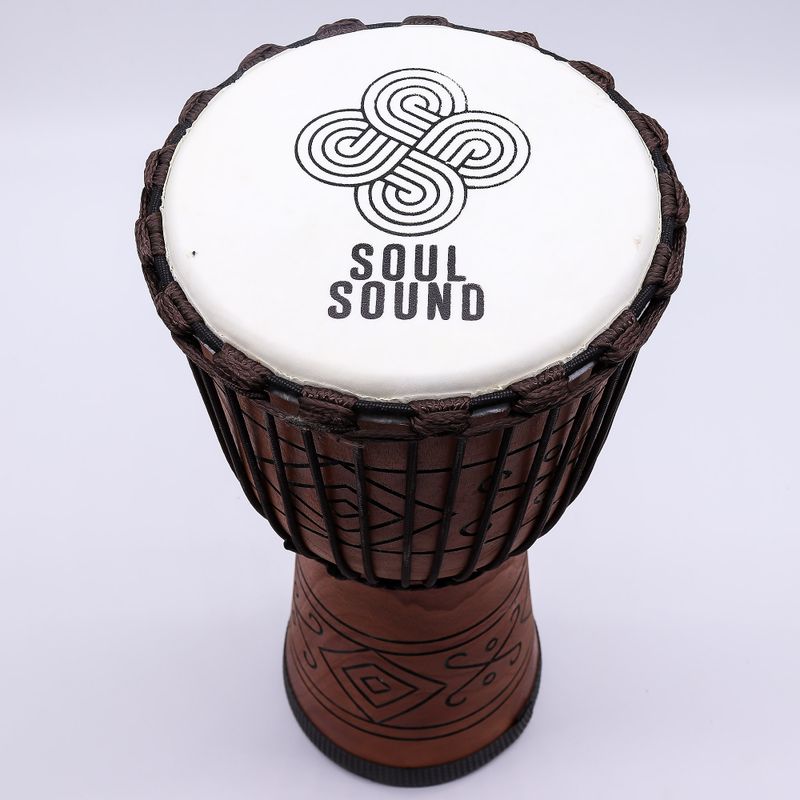 Grote Pro Djembe – Soul Sound (Laag) – 50 cm (Ø 22 cm)