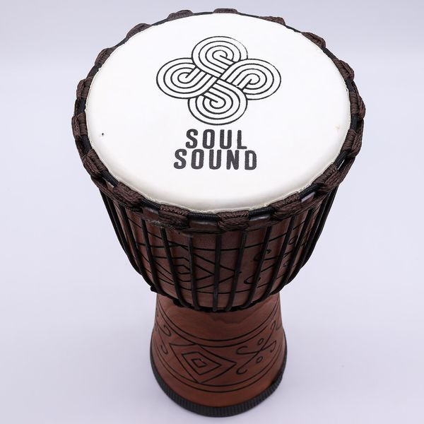 Grote Pro Djembe – Soul Sound (Laag) – 50 cm (Ø 22 cm)